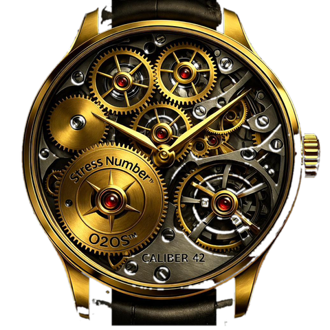 O2OS™ Caliber 42 — Stress Number watch